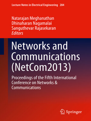 cover image of Networks and Communications (NetCom2013)